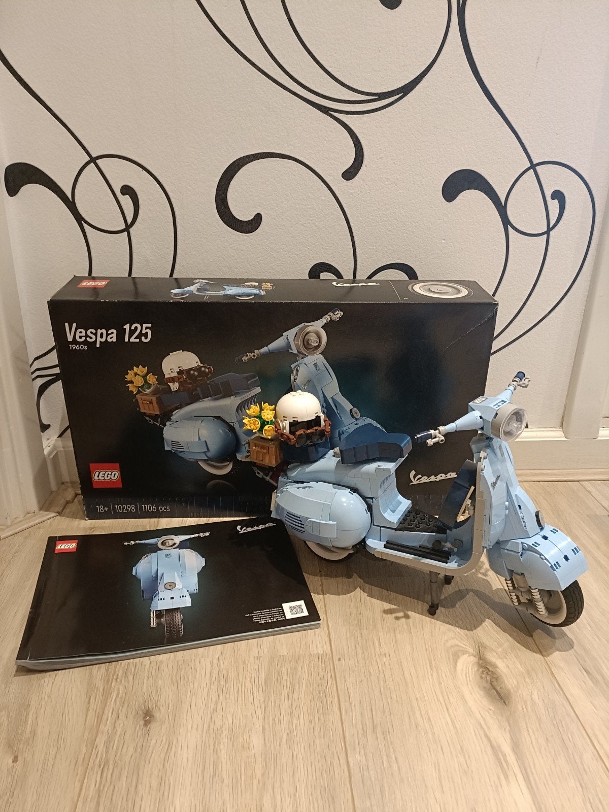 LEGO Vespa 125 (10298) - Zo goed als nieuw, Ophalen of Verzenden, Zo goed als nieuw, Overige merken