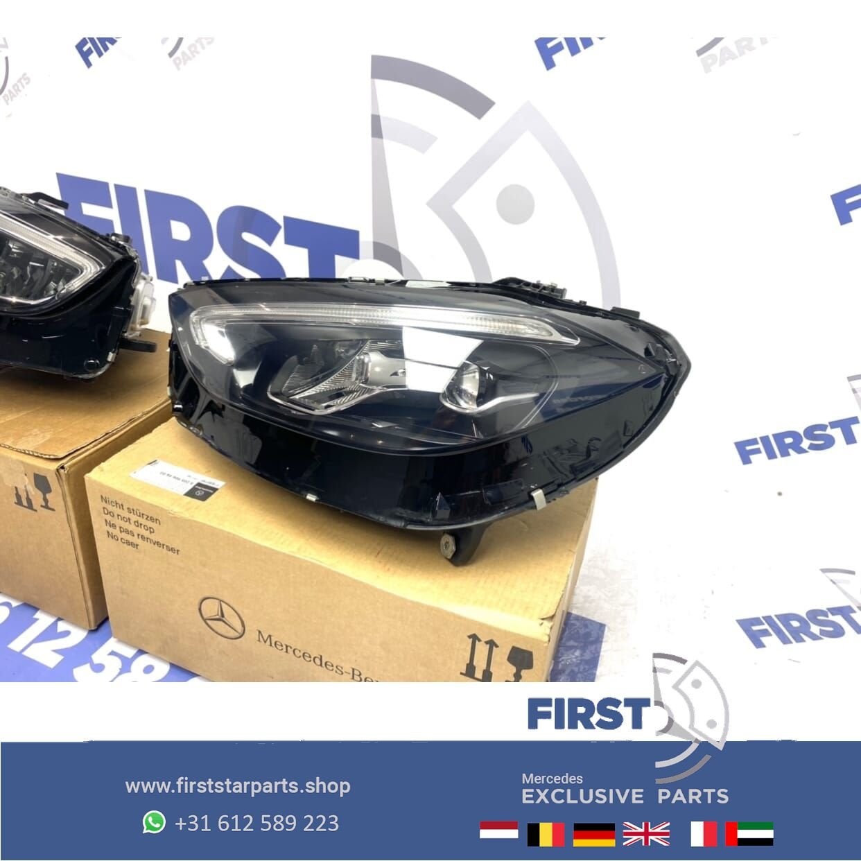 W206 C206 A206 S206 C klasse LED KOPLAMP LINKS COMPLEET MET, Auto-onderdelen, Verlichting, Gebruikt, -, Ophalen of Verzenden, -