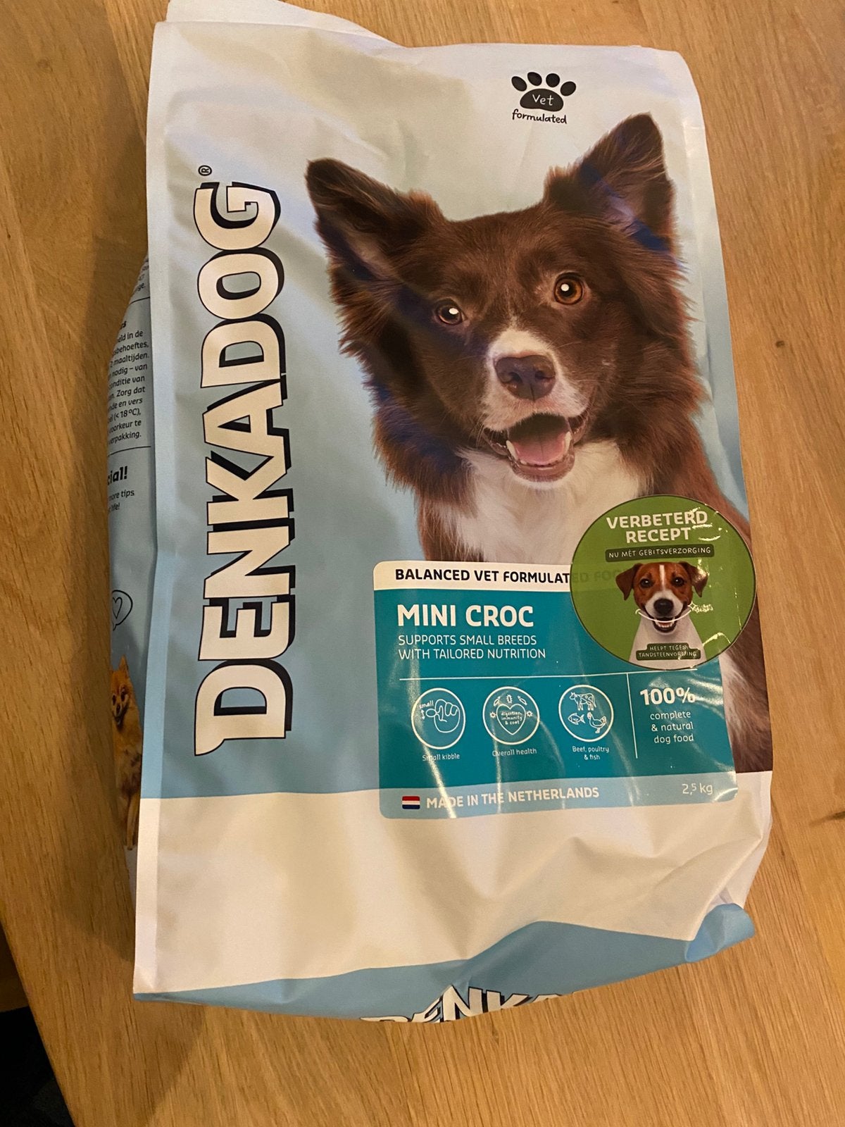 Denkadog mini croc ongeopend 2,5 kg, Dieren en Toebehoren, Ophalen, Hond