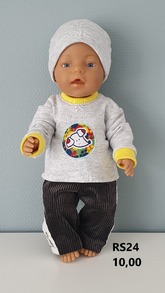 Poppenkleertjes baby born. Set. Opbrengst KiKa., Ophalen, Nieuw, Babypop