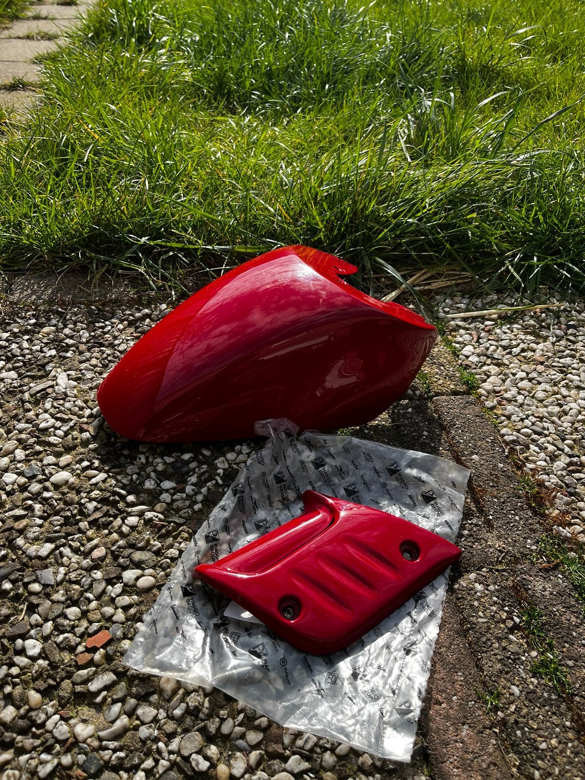Piaggio zip sp98 spatbord en voorvorkzijkap, Ophalen of Verzenden, Kap