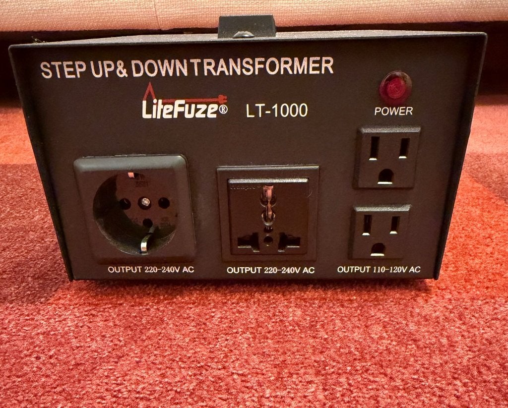 Transformator up/down 1000W| LiteFuze, Ophalen of Verzenden, Zo goed als nieuw, Overige merken, Omvormer