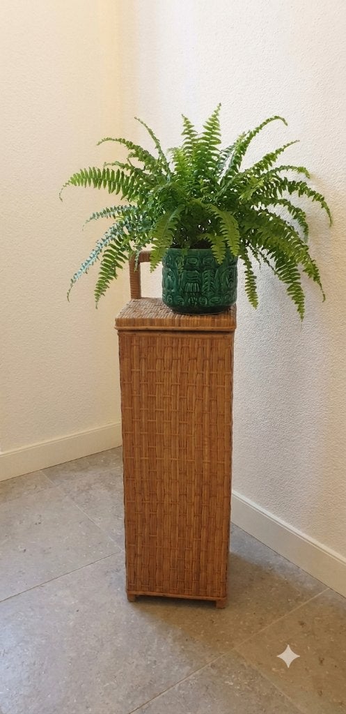 Plantentafeltje Mand Vintage Bamboe (Huche à Pain), Ophalen of Verzenden, Gebruikt, Natuurlijk materiaal, Vintage