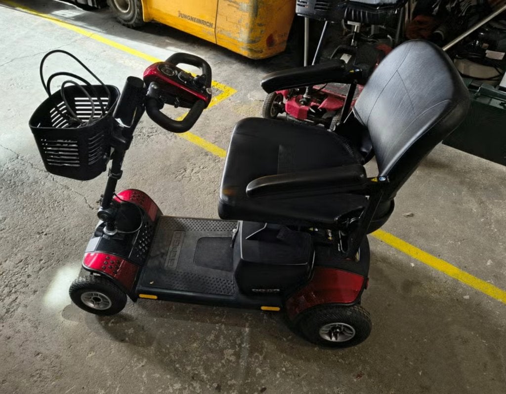 Pride Go-Go elite traveller plus 4 wiel scootmobiel, Diversen, Ophalen, Gebruikt, ., .