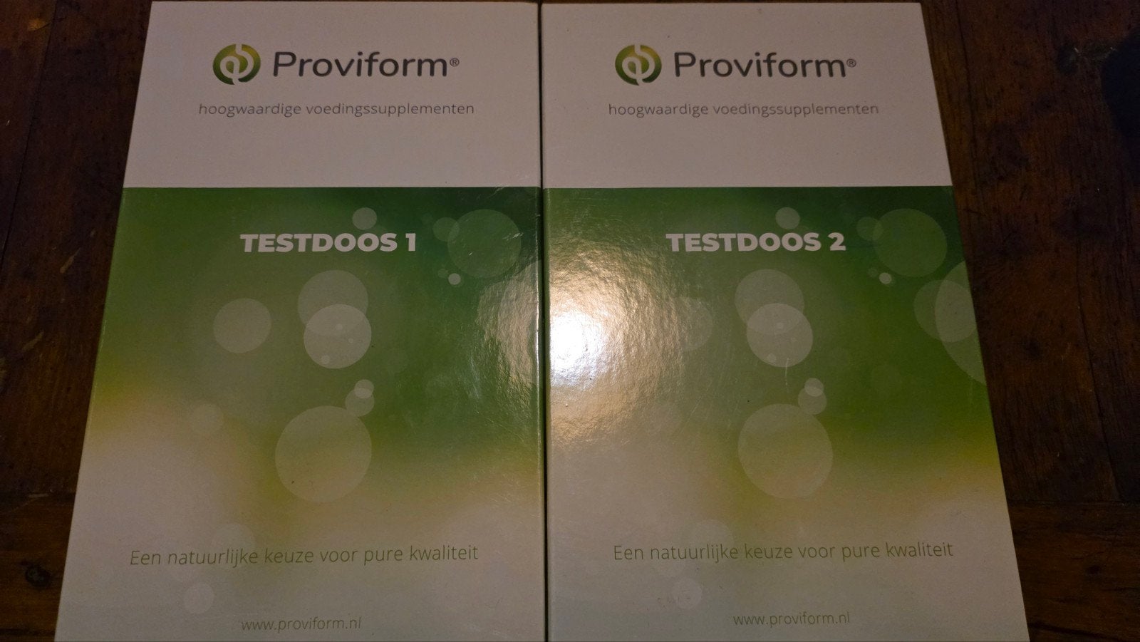 2 testsets voedingssupplementen, Diversen, Ophalen of Verzenden
