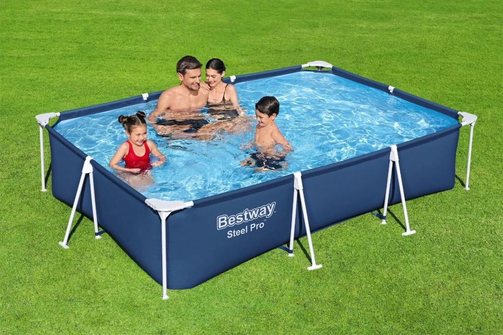 Bestway Steel Pro 300x201x66cm zwembad nu €44.95, Ophalen of Verzenden, Nieuw
