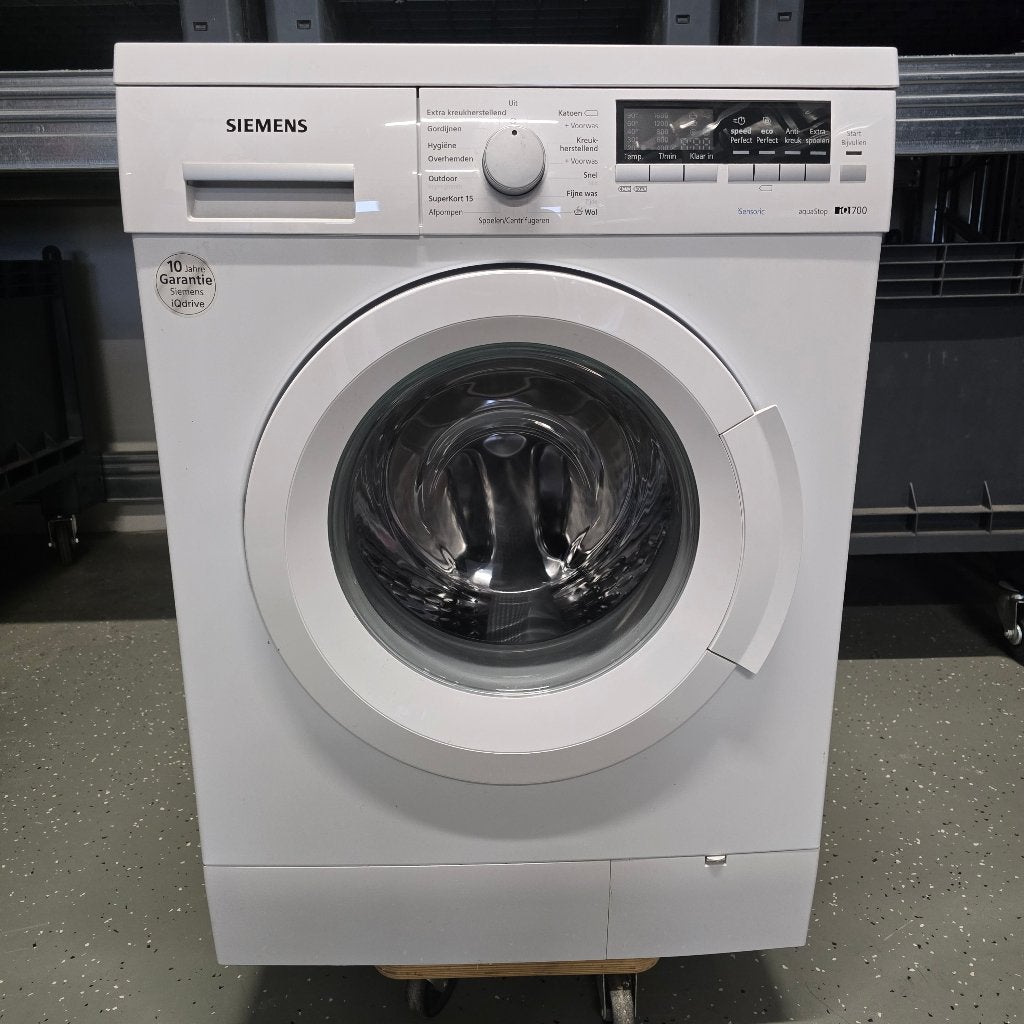 Siemens iQ700 Voorlader Wasmachine - Gebruikt, Ophalen, Gebruikt, Handwasprogramma, Voorlader