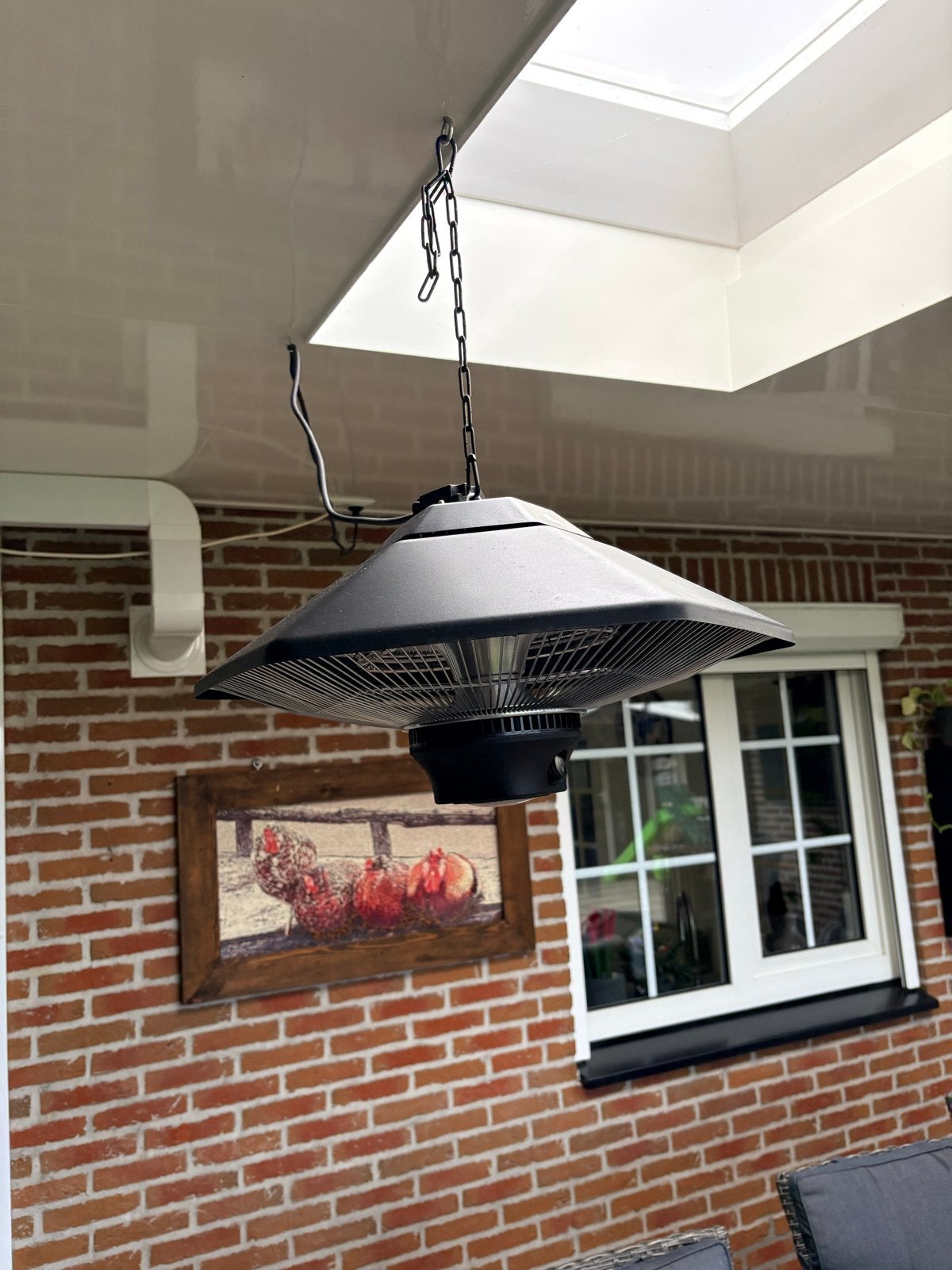2 stuks Terrasverwarmer Infrarood Hangend - Zo goed als nieu, Tuin en Terras, Ophalen of Verzenden, Zo goed als nieuw, Elektrisch