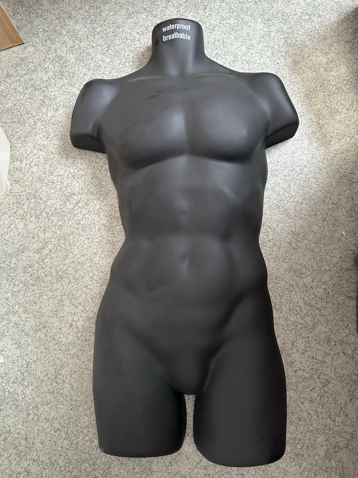 Zwart Heren Torso Mannequin - Display, Ophalen, Zo goed als nieuw