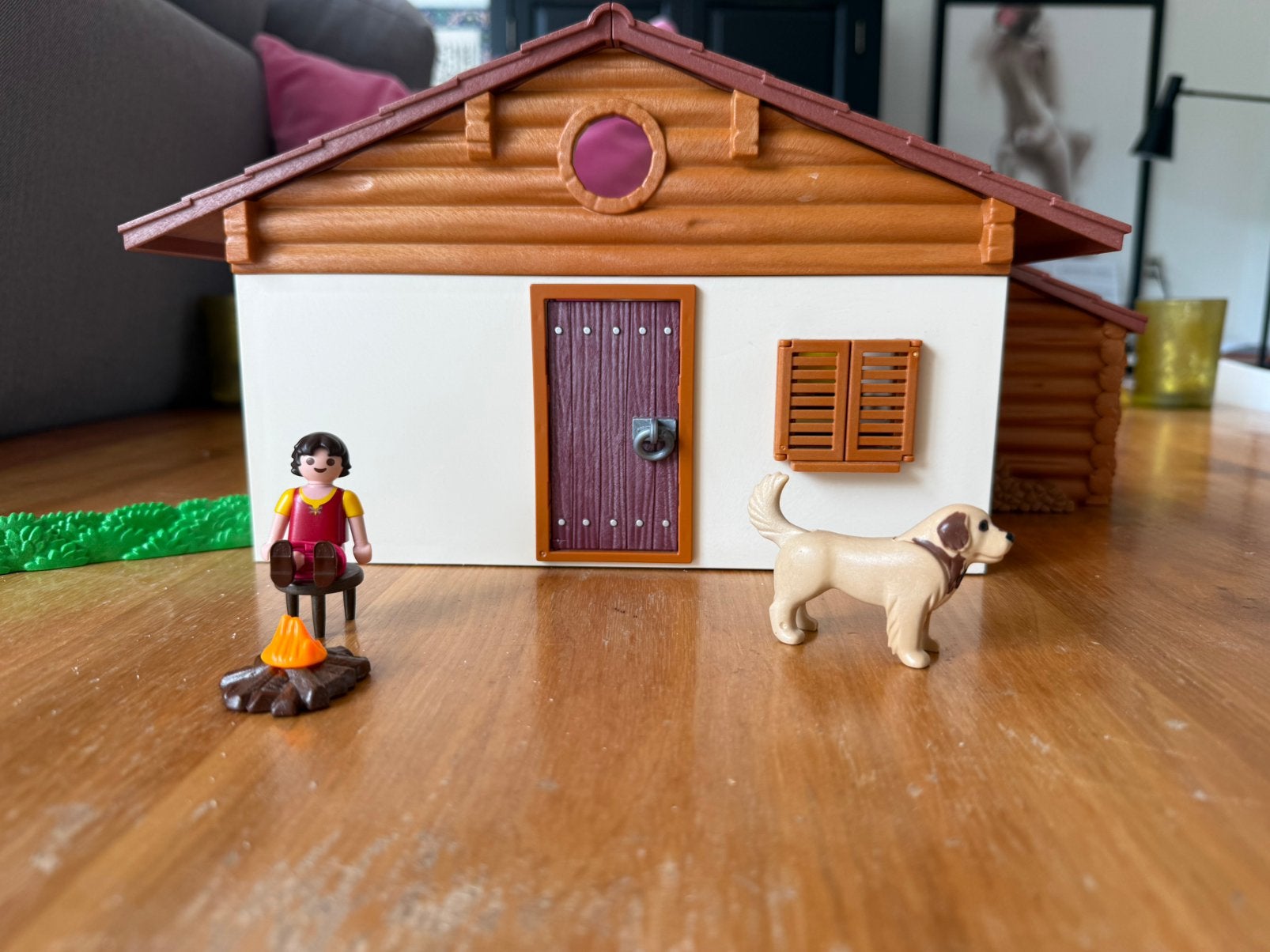 Heidi playmobil: huis heidi compleet met intrieur, Ophalen, Gebruikt, Gebouw, Complete set