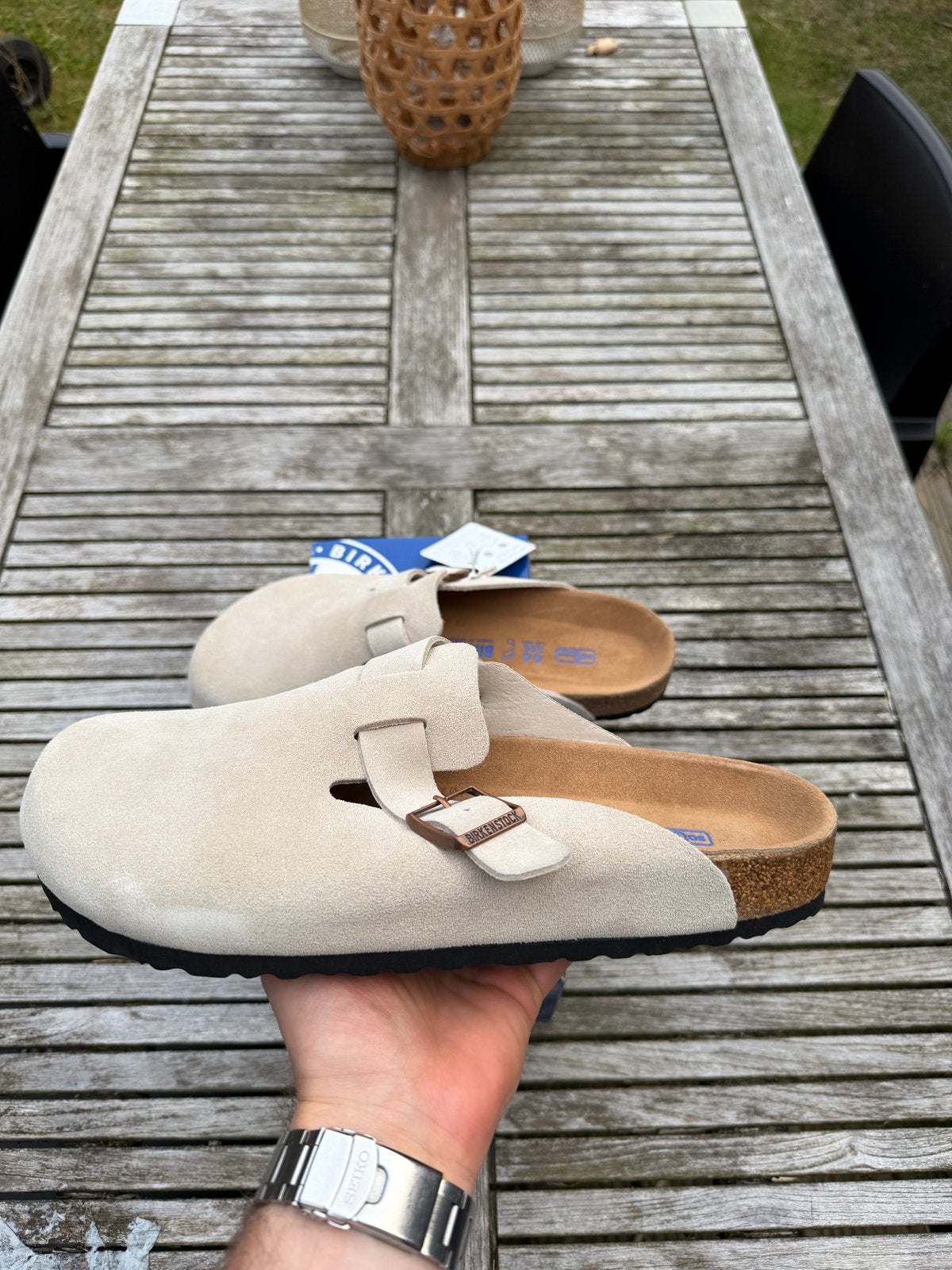 Birkenstock Boston Klompen Maat 44 - Nieuw, Kleding | Heren, Schoenen, Ophalen of Verzenden, Nieuw, Overige kleuren, Klompen