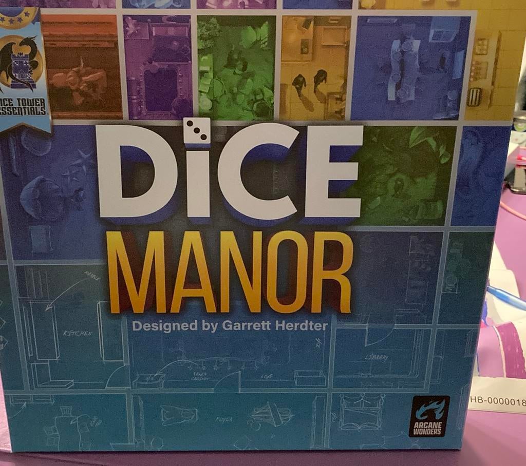 Dice manor bordspel, Hobby en Vrije tijd, Gezelschapsspellen | Bordspellen, Een of twee spelers, Ophalen of Verzenden, Zo goed als nieuw