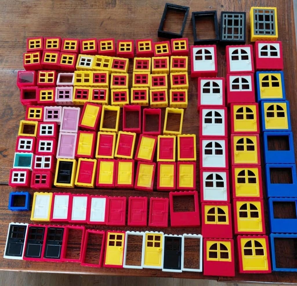 LEGO ramen en deuren 2 breed, Overige thema's, Lego, Ophalen of Verzenden, Zo goed als nieuw