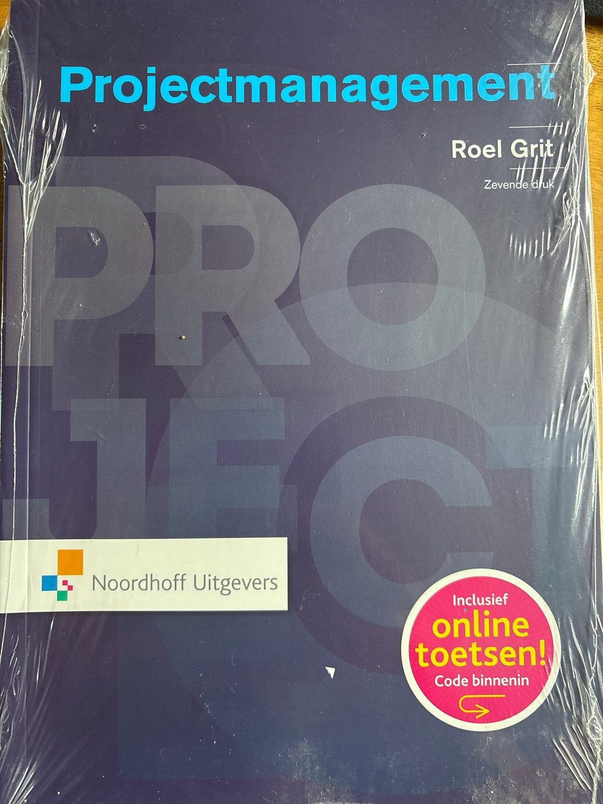 Projectmanagement - Roel Grit (Zevende druk), Ophalen of Verzenden, Gamma, Nieuw, HBO