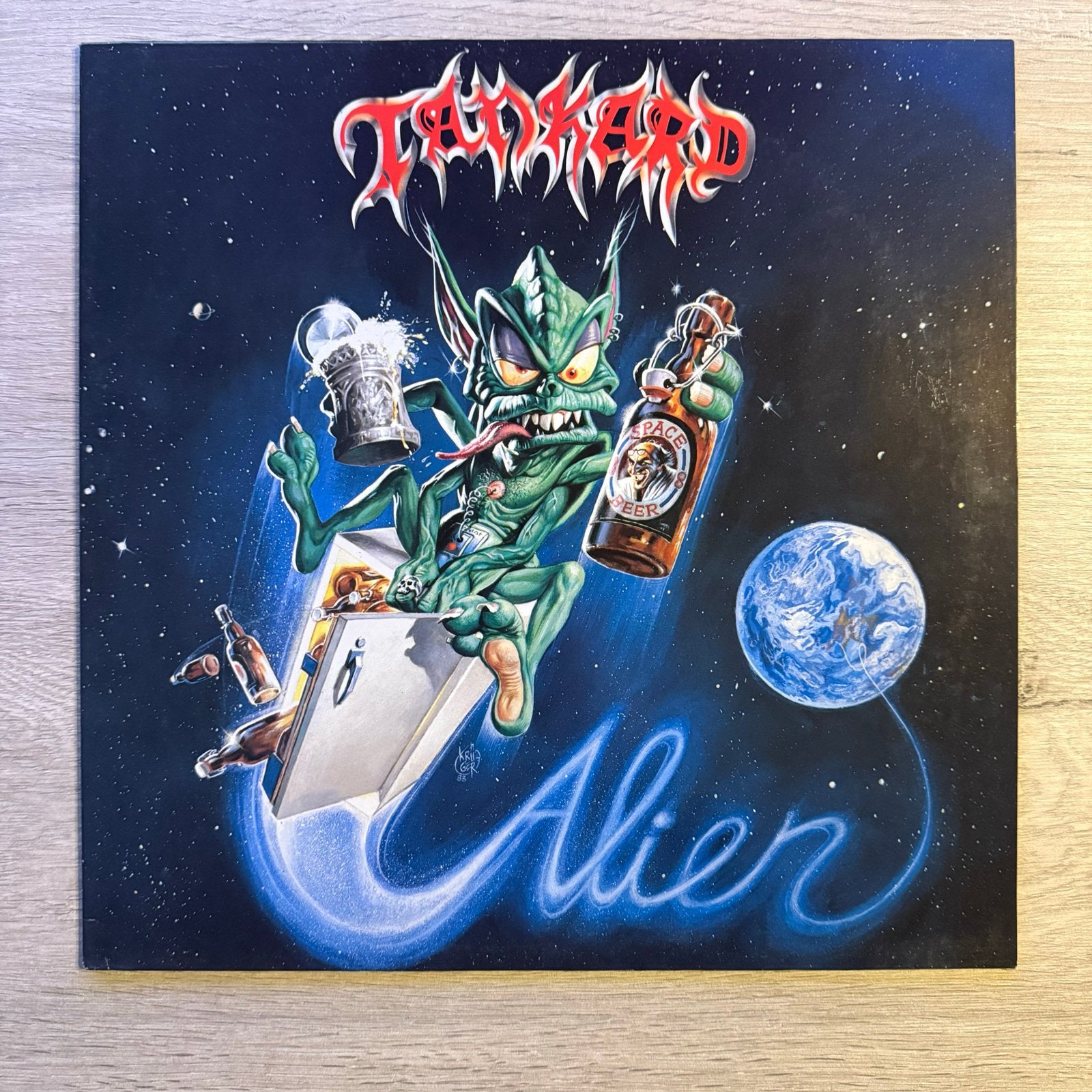 Tankard - Alien (Vinyl, 1989), Ophalen of Verzenden, Zo goed als nieuw, Thrash metal