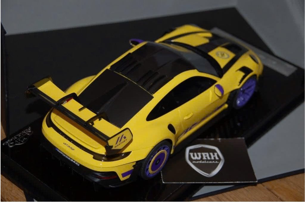 1:18 PORSCHE 911 GT3 RS MR yellow VIP models LTD 14 / 30 WRH, Hobby en Vrije tijd, Modelauto's | 1:18, Verzenden, Zo goed als nieuw