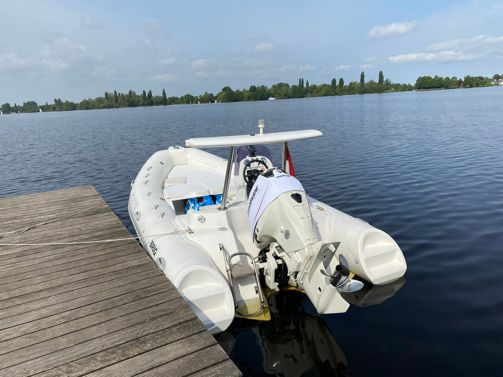 Brig Eagle 500tc - Evinrude 90hp H.O, Ophalen, Zo goed als nieuw, Afdekzeil, Brig
