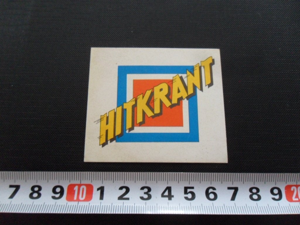 sticker HITKRANT, Ophalen of Verzenden, Zo goed als nieuw