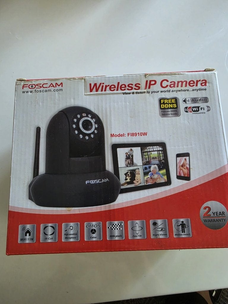 Foscam FI8910W Draadloze IP Camera, Ophalen of Verzenden, Nieuw, Binnencamera