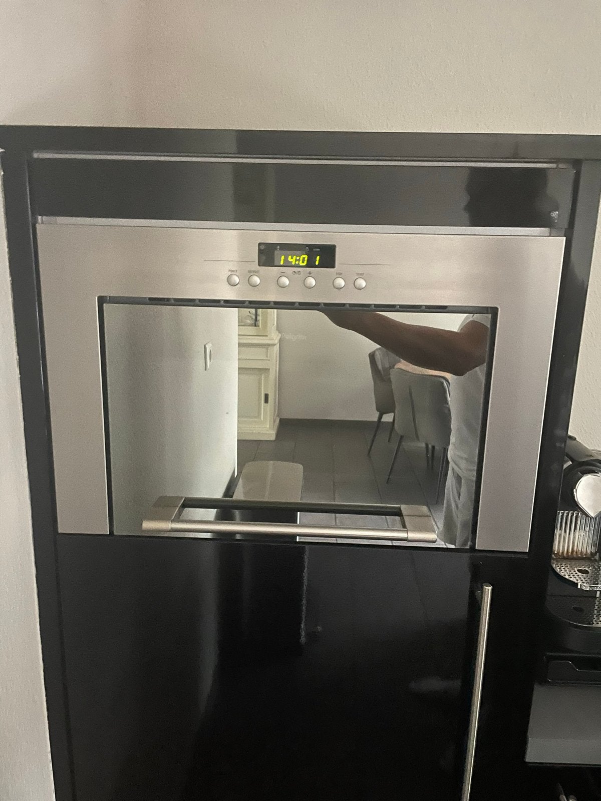 Pelgrim Inbouw Combimagnetron, Witgoed en Apparatuur, Ophalen, Combimagnetron, Grill, Zo goed als nieuw
