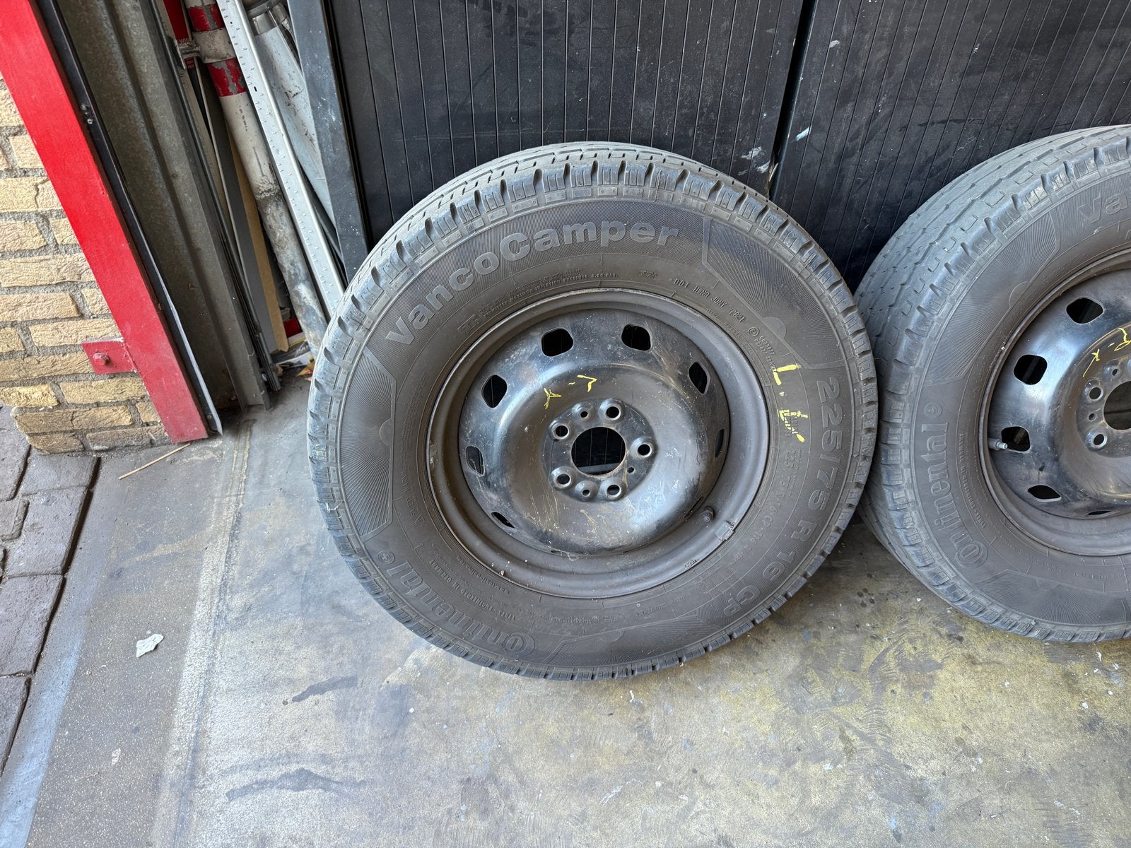 Reservewiel met band 5x118 Fiat Ducato Camper 225/75 R16C, Caravans en Kamperen, Ophalen of Verzenden, Gebruikt