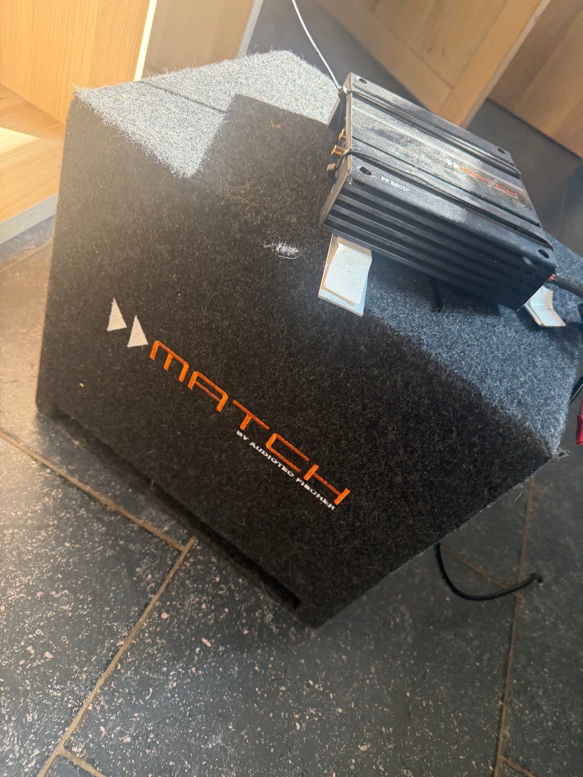 Match Audi PP 86 DSP Versterker & PP10E-D Subwoofer Set, Auto diversen, Ophalen of Verzenden, Gebruikt