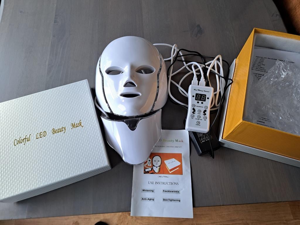 Led beauty masker, Sieraden, Tassen en Uiterlijk, Uiterlijk | Gezichtsverzorging, Ophalen of Verzenden, Gehele gezicht