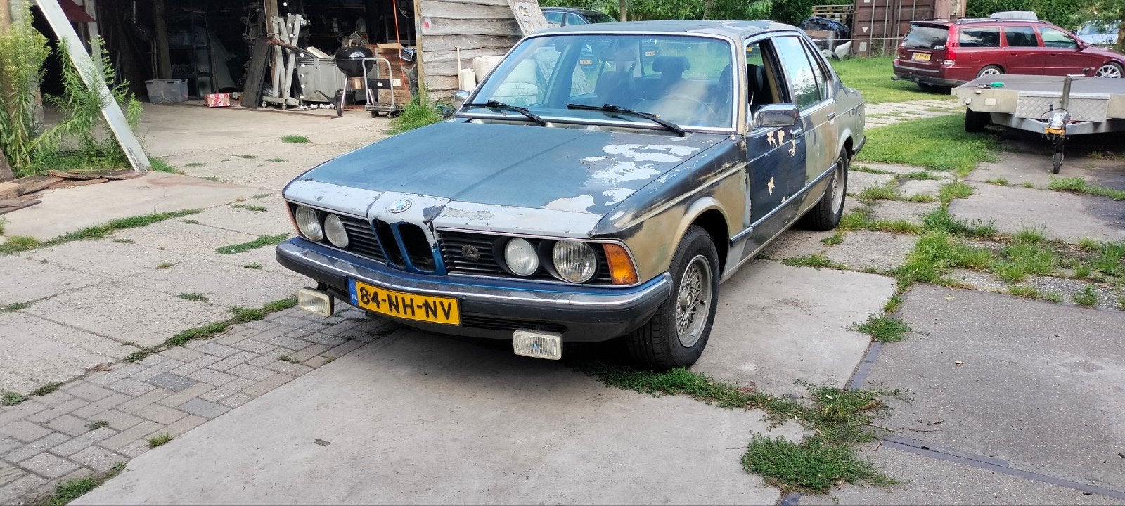 BMW 7-Serie 2.8 728 AUT 1978 Groen, Achterwielaandrijving, Zwart, Leder, Handgeschakeld