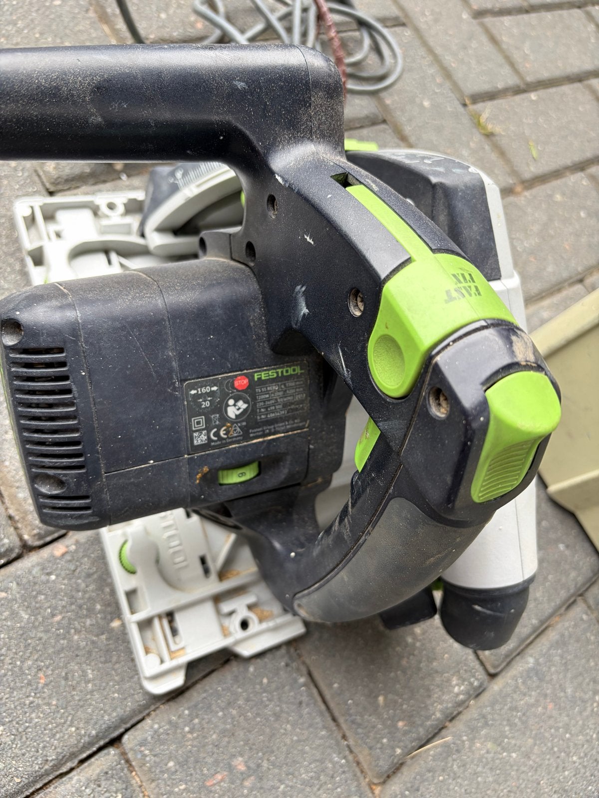 Festool TS 55 REBQ invalzaag met Systainer, Doe-het-zelf en Verbouw, Gereedschap | Zaagmachines, Ophalen, Gebruikt, Invalzaag