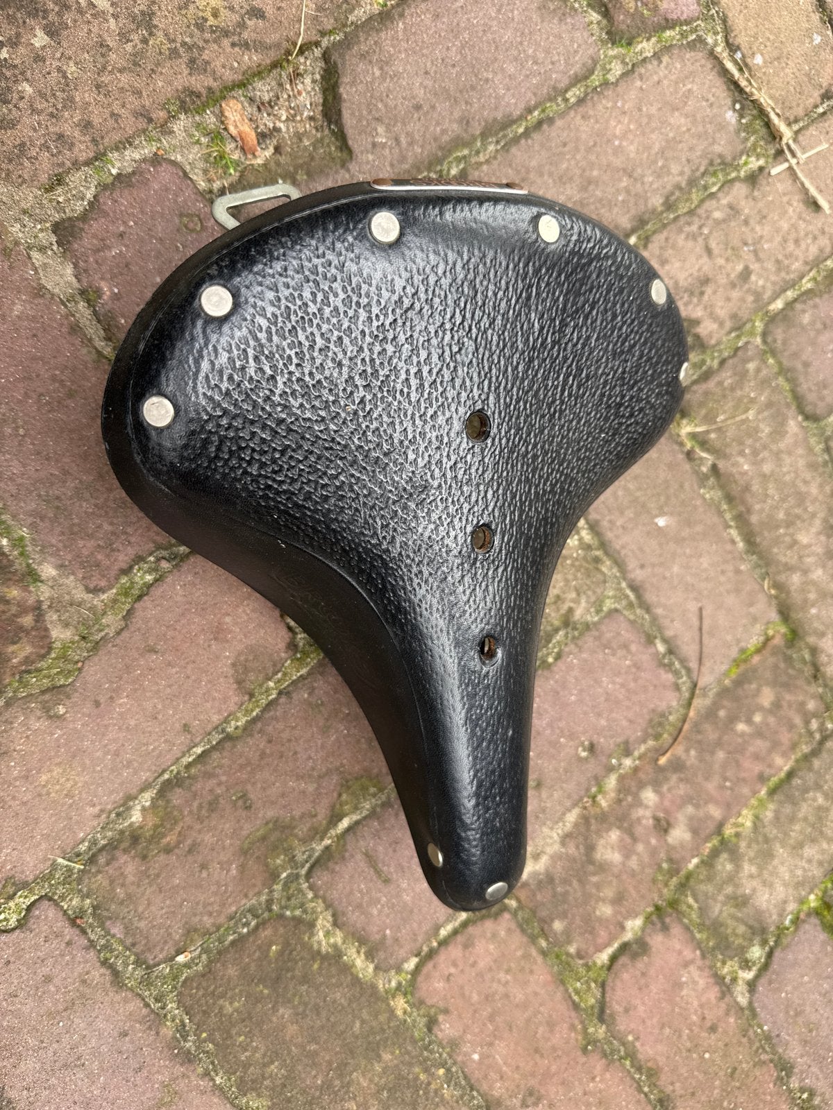 Brooks B66S Zwart Echt Lederen Zadel - Goede Staat, Leer, Ophalen of Verzenden, Zo goed als nieuw, Zadel