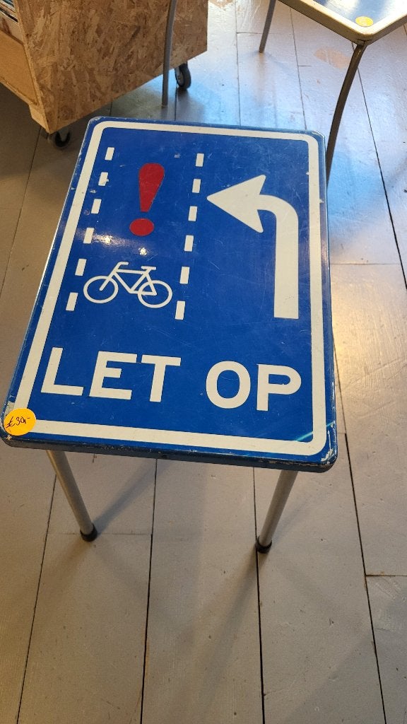 Tafel verkeersbord, Ophalen, Gebruikt, 75 cm of meer, 60 cm of meer