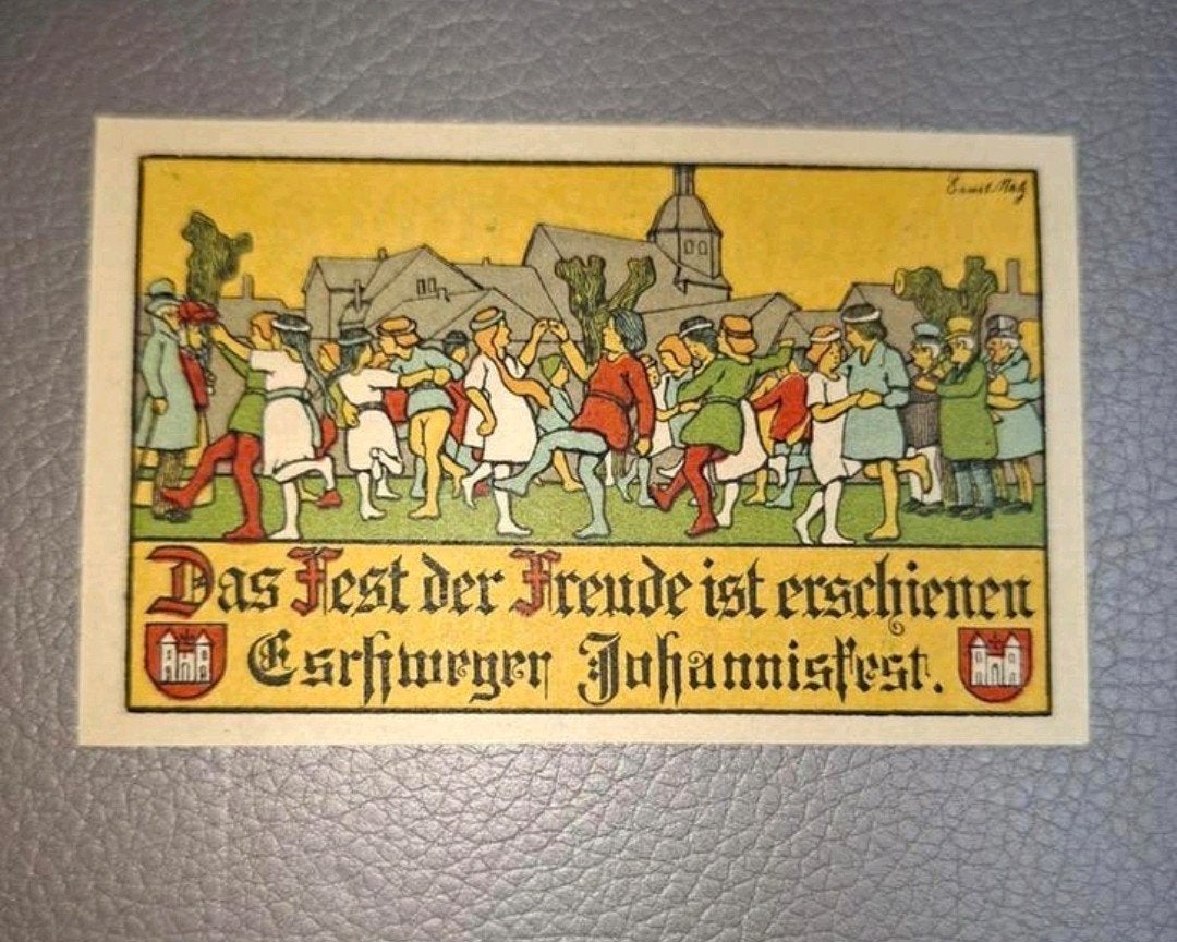 Duits Notgeld Eschwege Noodgeld, Postzegels en Munten, Ophalen of Verzenden, Duitsland