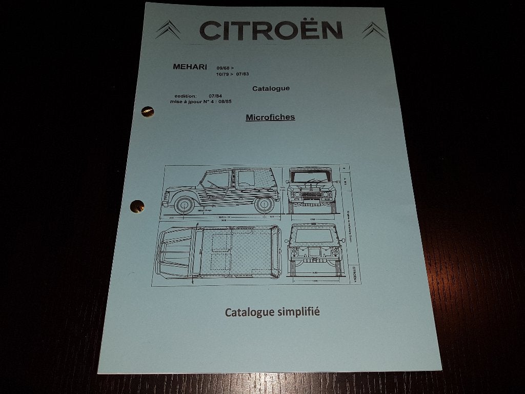 Citroen 2CV Mehari Reparatiehandleiding Instructies Boek, Verzenden