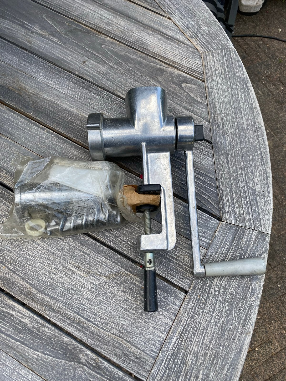 Vleesmolen - Handmatig - Aluminium, Ophalen, Zilver, Metaal, Overige merken
