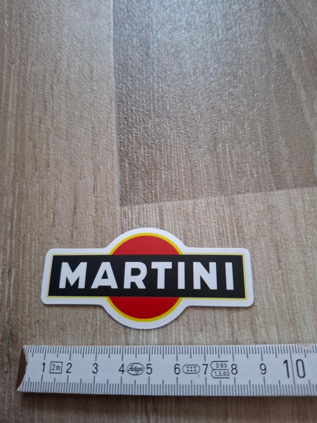 sticker Martini, Ophalen of Verzenden, Zo goed als nieuw, Merk