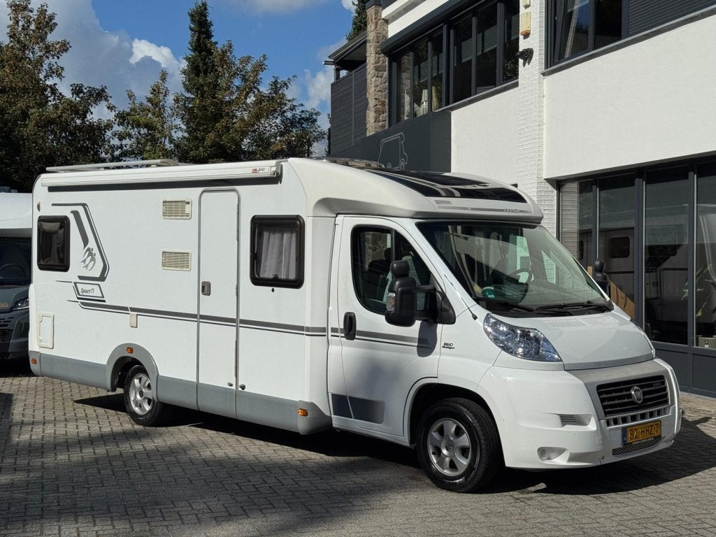 Knaus Sport TI 700 UFB, Caravans en Kamperen, Ringverwarming, Fiat, Luifel, Tot en met 3