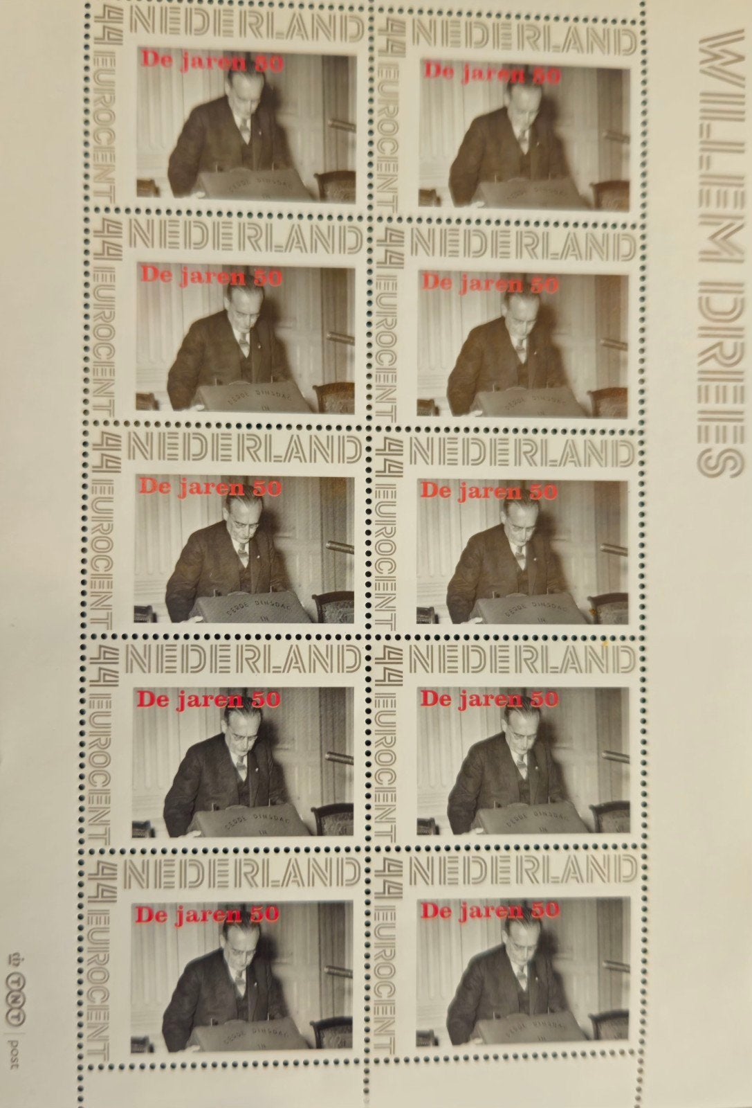 Nostalgie Vintage WILLEM DREES Laag verzendtarief, Ophalen of Verzenden, Postfris