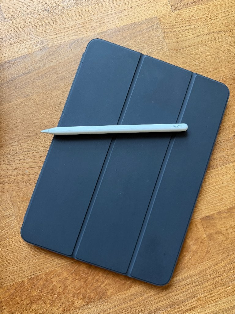 iPad Pro 11" M1 128GB Zilver met Smart Folio en Pencil, Computers en Software, Apple iPads, Ophalen, Apple iPad, 11 inch, Zo goed als nieuw