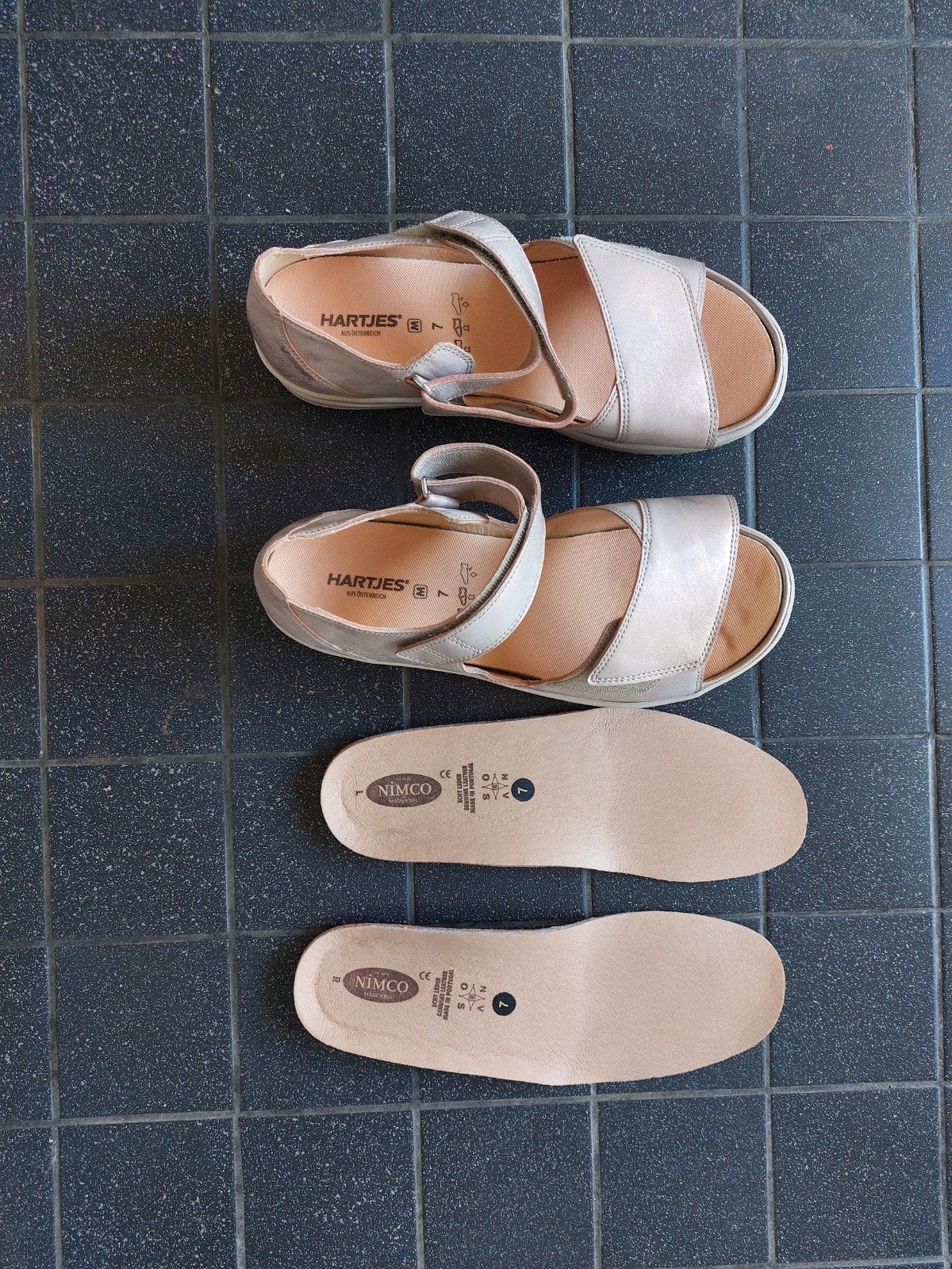 Nieuwe Hartjes dames sandalen, maat 7, Hartjes, Ophalen, Nieuw, Sandalen of Muiltjes