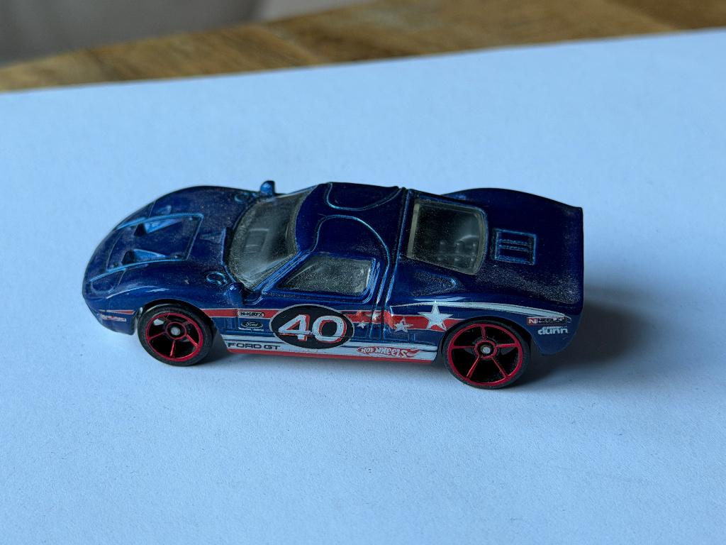 Hot Wheels speelgoed auto, Ford GT-40, Ophalen of Verzenden, Gebruikt, Handmatig, Hot Wheels
