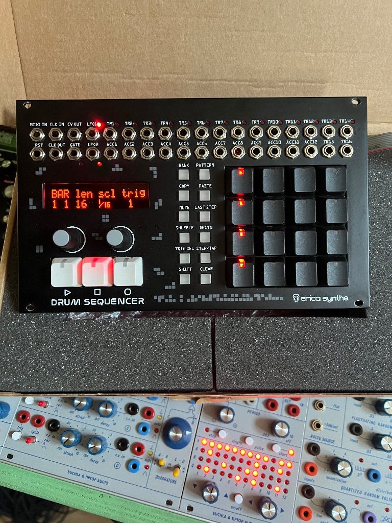 Erica Synths Drum Sequencer black/white  Eurorack sequencer, Ophalen, Zo goed als nieuw, Overige merken
