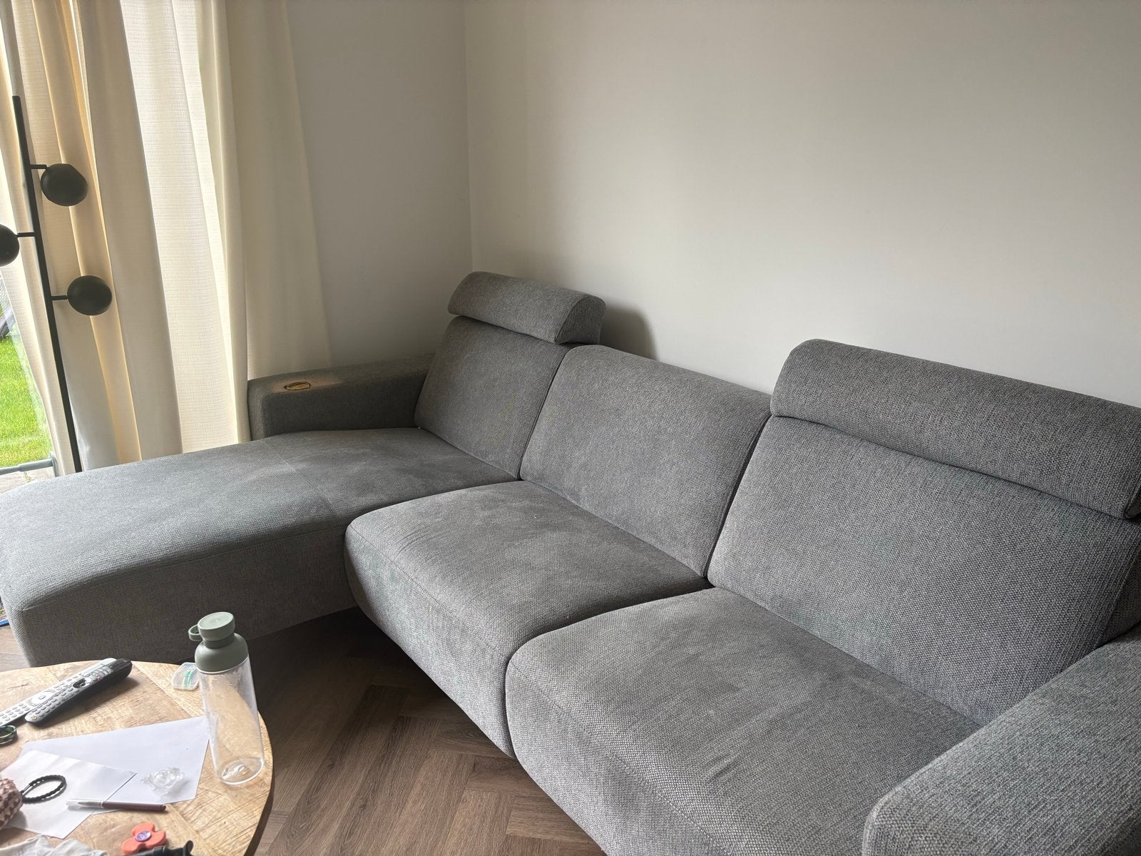Pronto Wonen Hoekbank - 274x163 cm - Gebruikt, Ophalen, 250 tot 300 cm, Gebruikt, Hoekbank