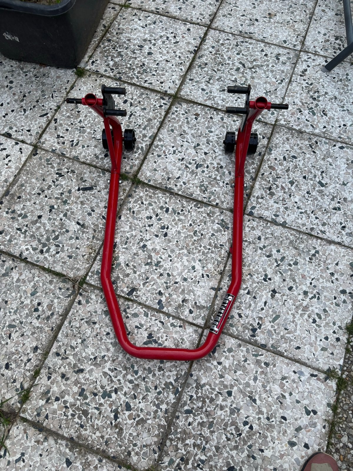 Powerplus Motorfiets paddockstand / achterwielstandaard, Ophalen of Verzenden