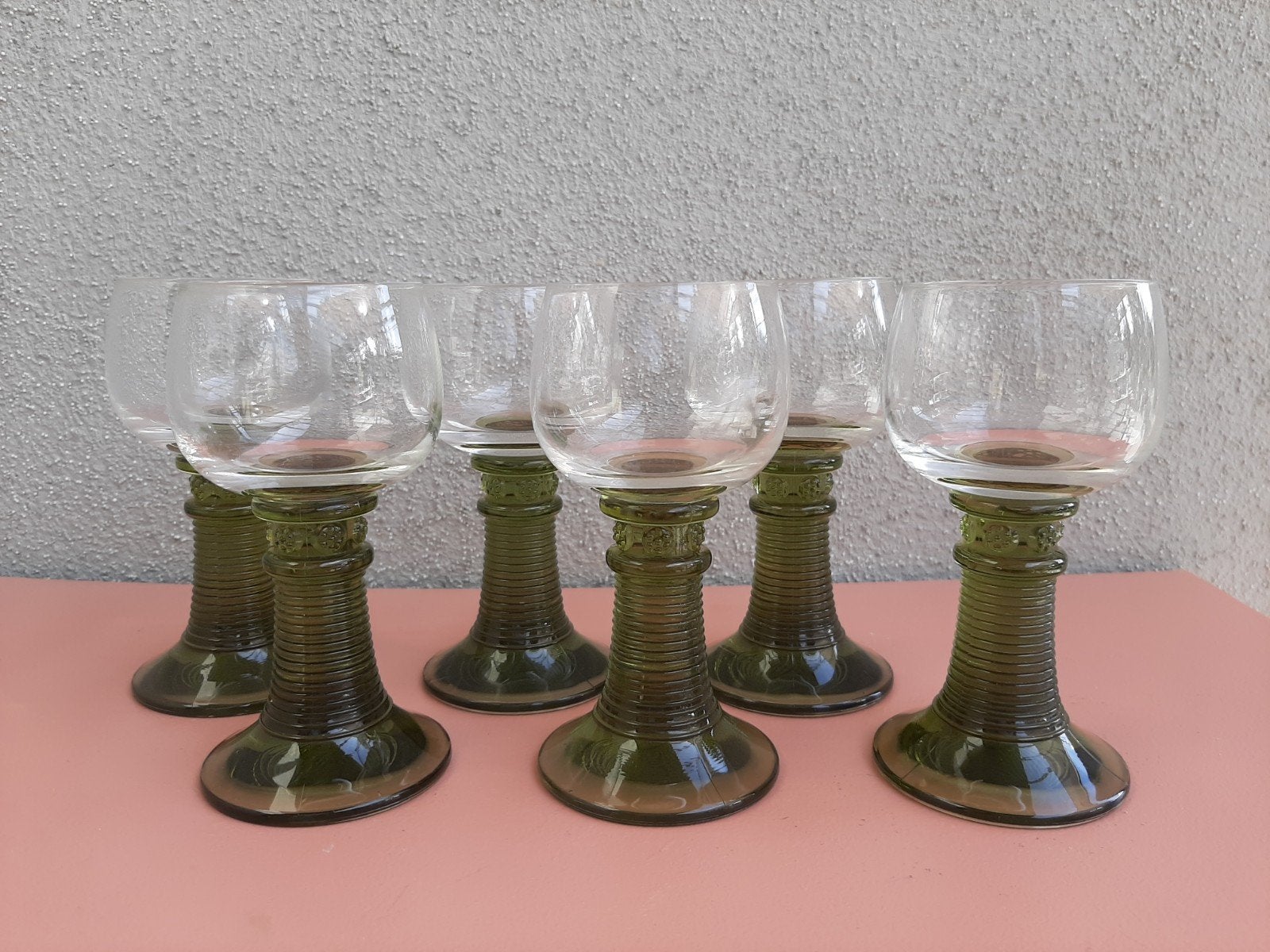 6 Vintage Roemer Schott Zwiesel Wijnglazen, Ophalen of Verzenden