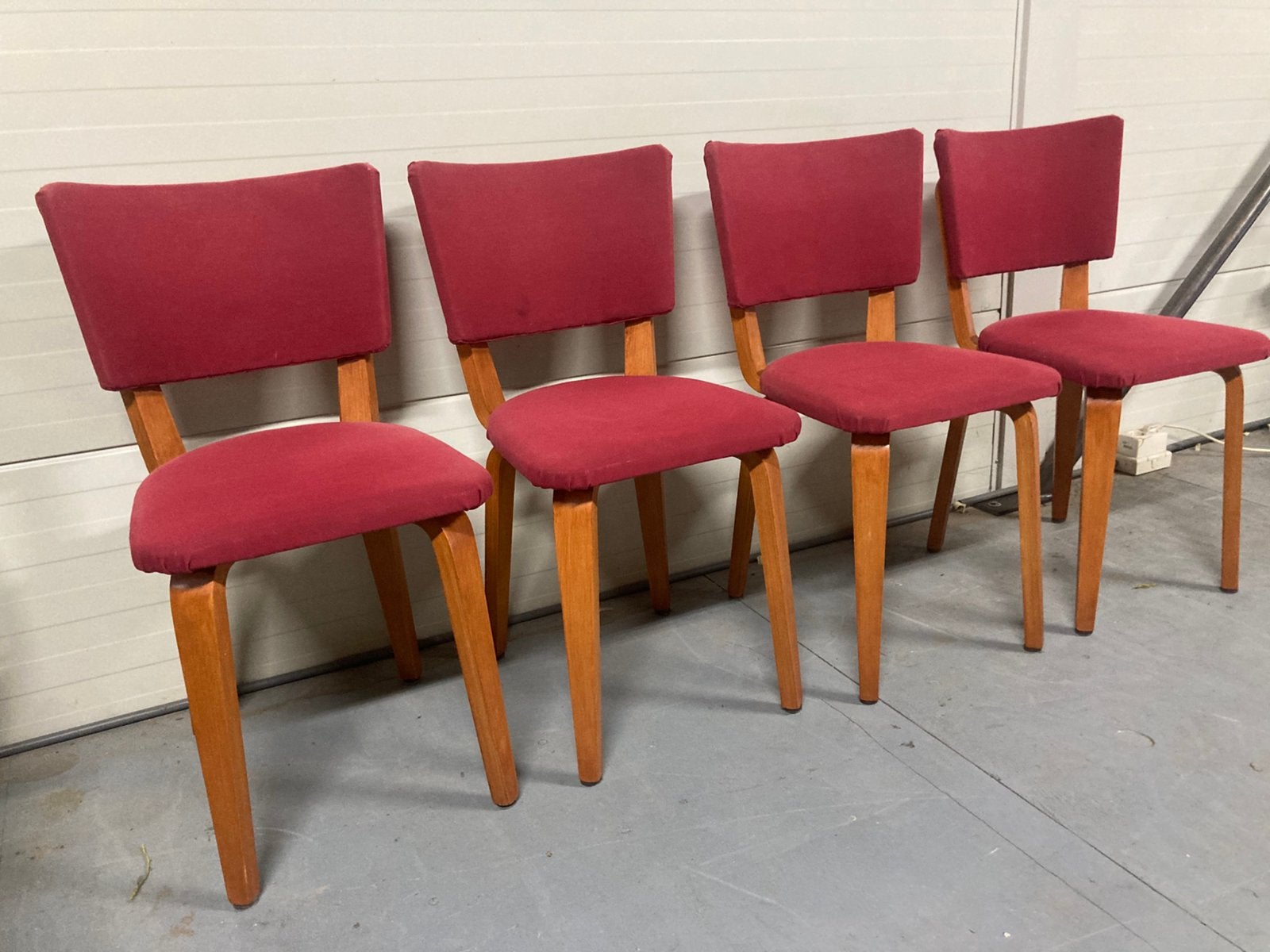 Stoelen Cor Alons voor C den Boer Gouda, Huis en Inrichting, Stoelen, Ophalen, Gebruikt, Vier