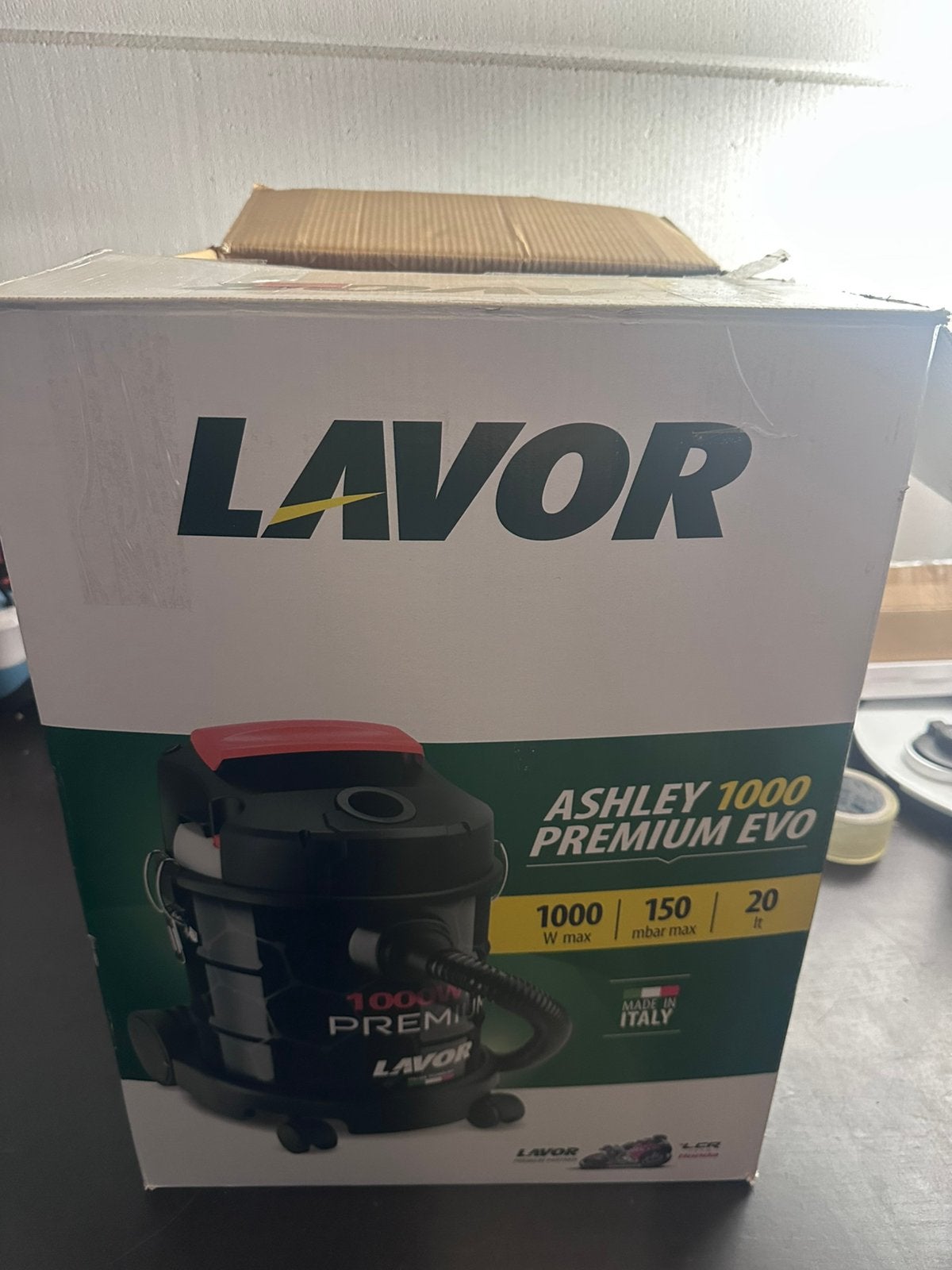 Lavor Ashley 1000 Premium Evo - Nieuw met transportschade, Witgoed en Apparatuur, ., Nieuw, Ophalen of Verzenden, Industriële stofzuiger