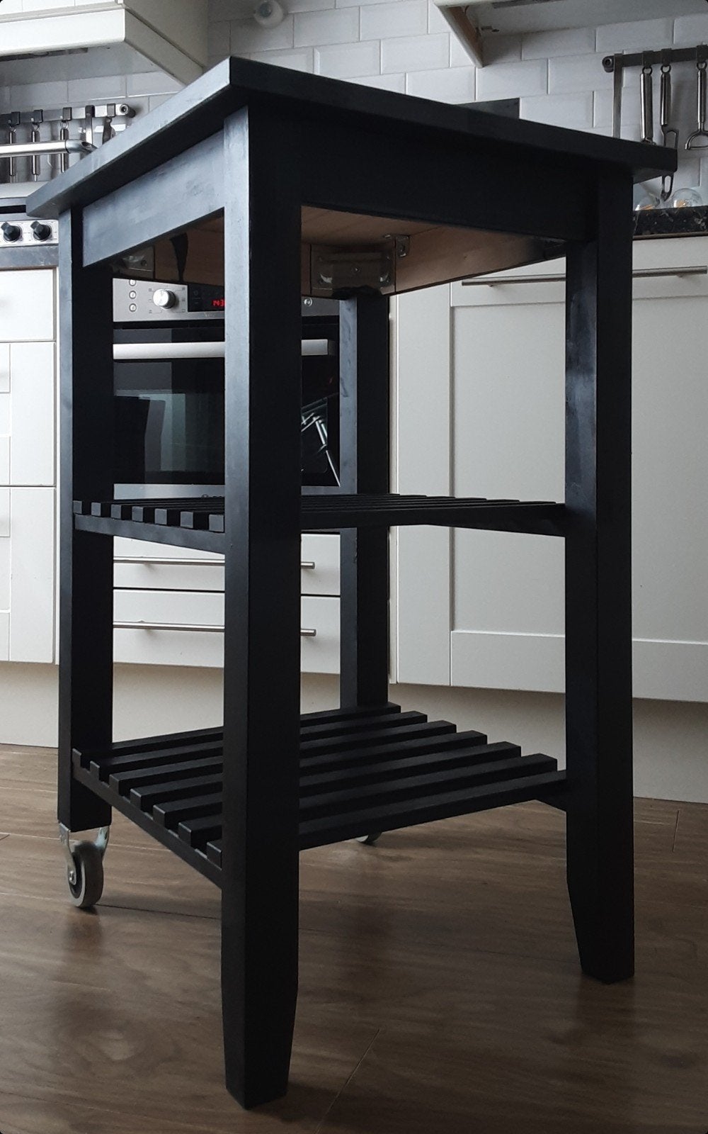 Keukentrolley houten keuken trolley, Huis en Inrichting, Ophalen