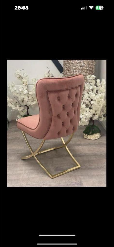 Uitverkoop! Luxe velvet stoel, Huis en Inrichting, Stoelen, Ophalen of Verzenden, Zo goed als nieuw, Overige kleuren