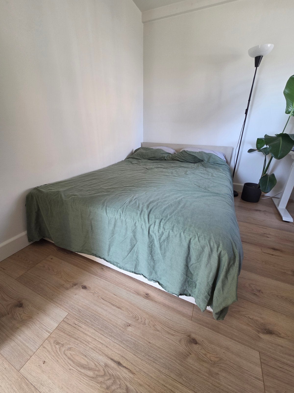 Ikea Gursken Bed 140x200, Ophalen, Overige materialen, Wit, Tweepersoons