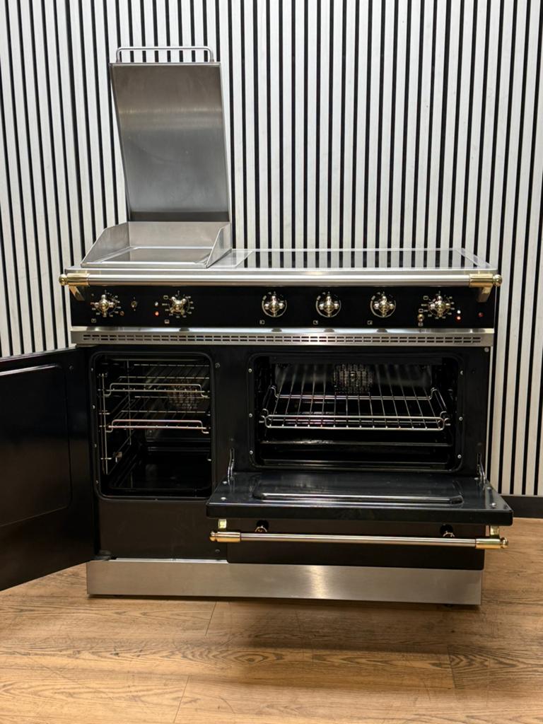 Luxe Lacanche INDUCTIE Fornuis 3 zones + Plancha 110 cm, Witgoed en Apparatuur, Fornuizen, Fornello Esperta, 3 kookzones of minder